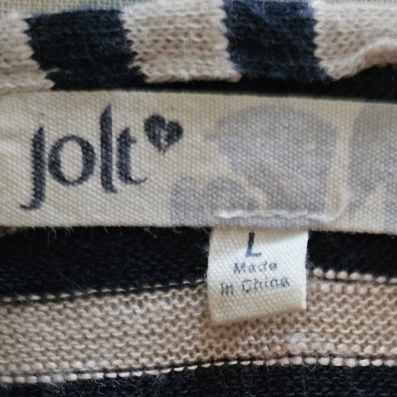 Jolt Striped High-Low Tank Top - Picture 4 of 4